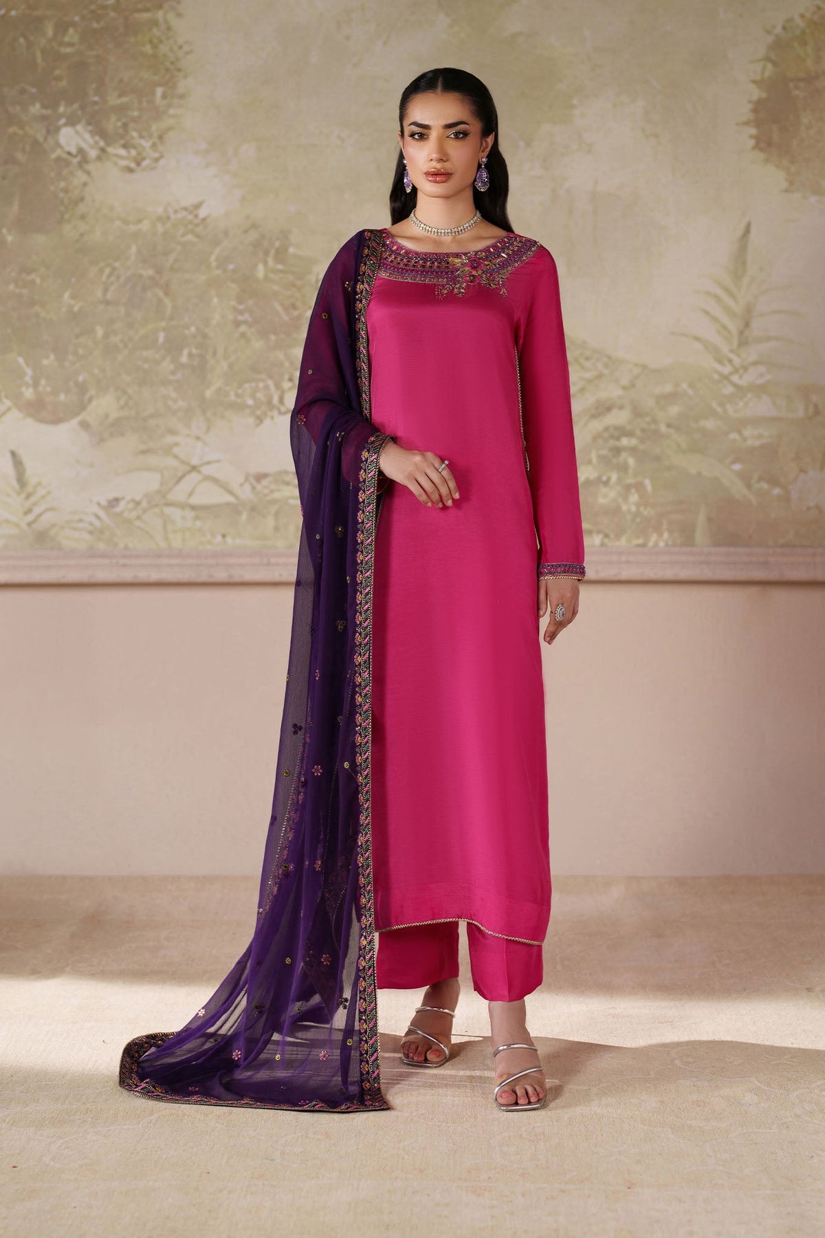Saheera By Zarif Unstitched 3 Piece Formals Collection'2025-ZRF-ZHE-04-Haneera