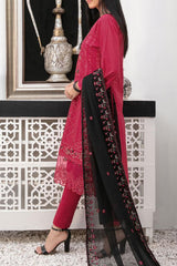 Zarka by Tawakkal Semi Stitched 3 Piece Emb Lawn Collection'2023-ZT-9126