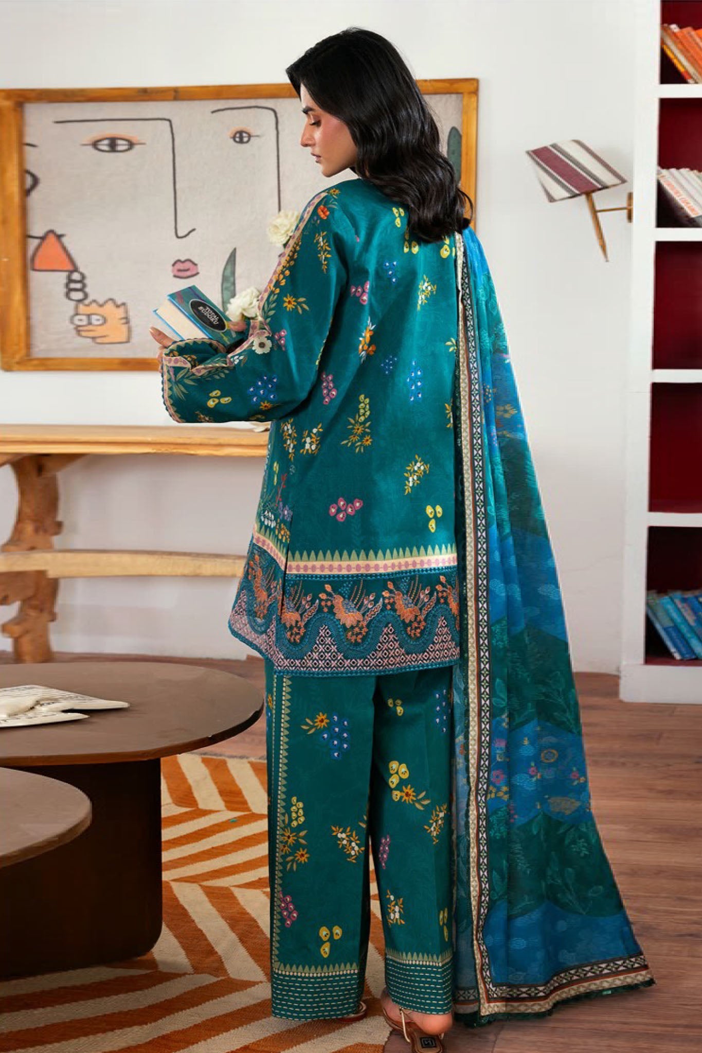Zync By Florent Unstitched 3 Piece Daily Wear Vol-02 Collection'2025-ZY-02-B