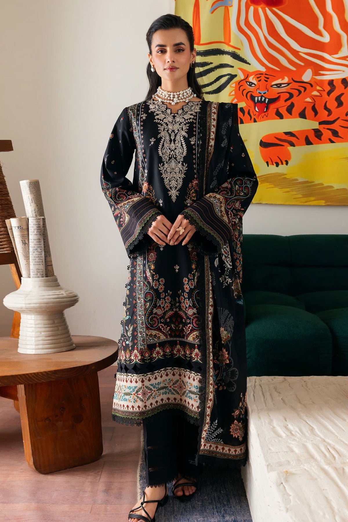 Zync By Florent Unstitched 3 Piece Daily Wear Vol-02 Collection'2025-ZY-05-B
