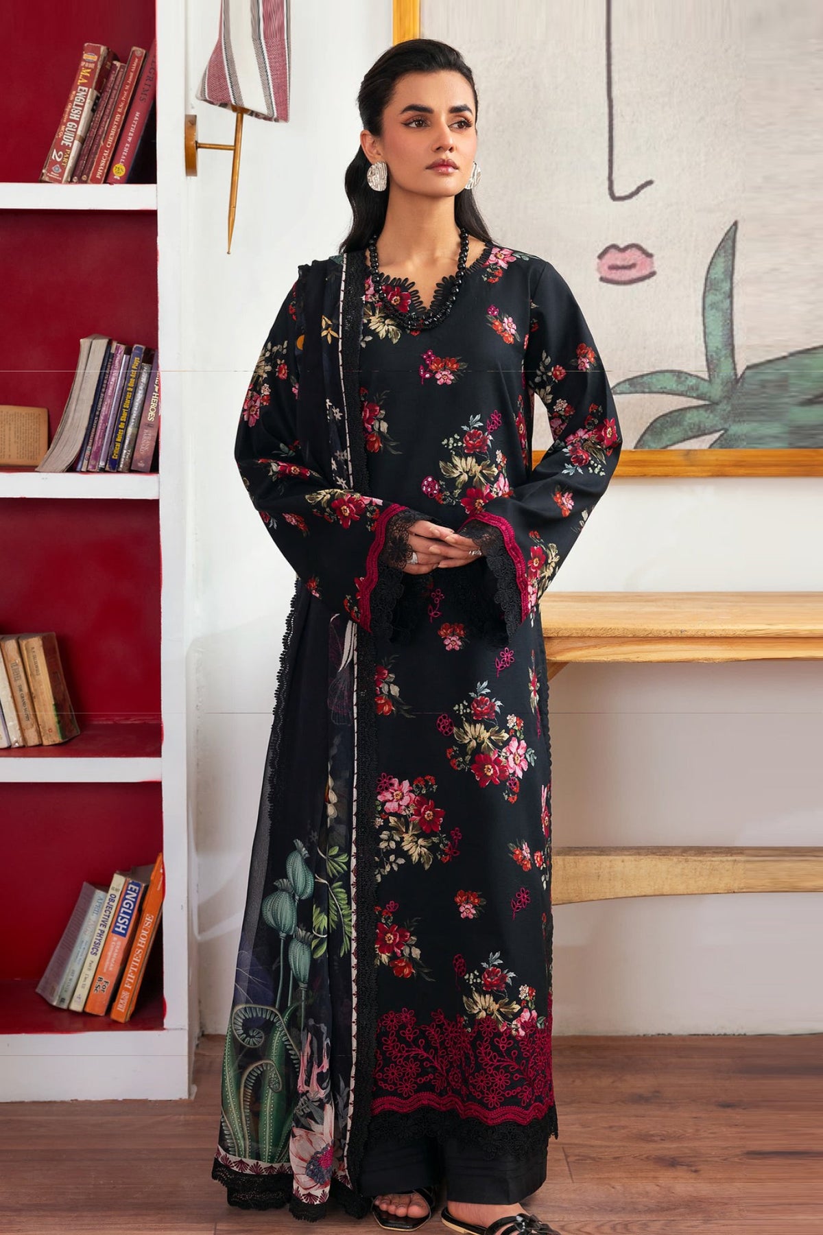 Zync By Florent Unstitched 3 Piece Daily Wear Vol-02 Collection'2025-ZY-07-B