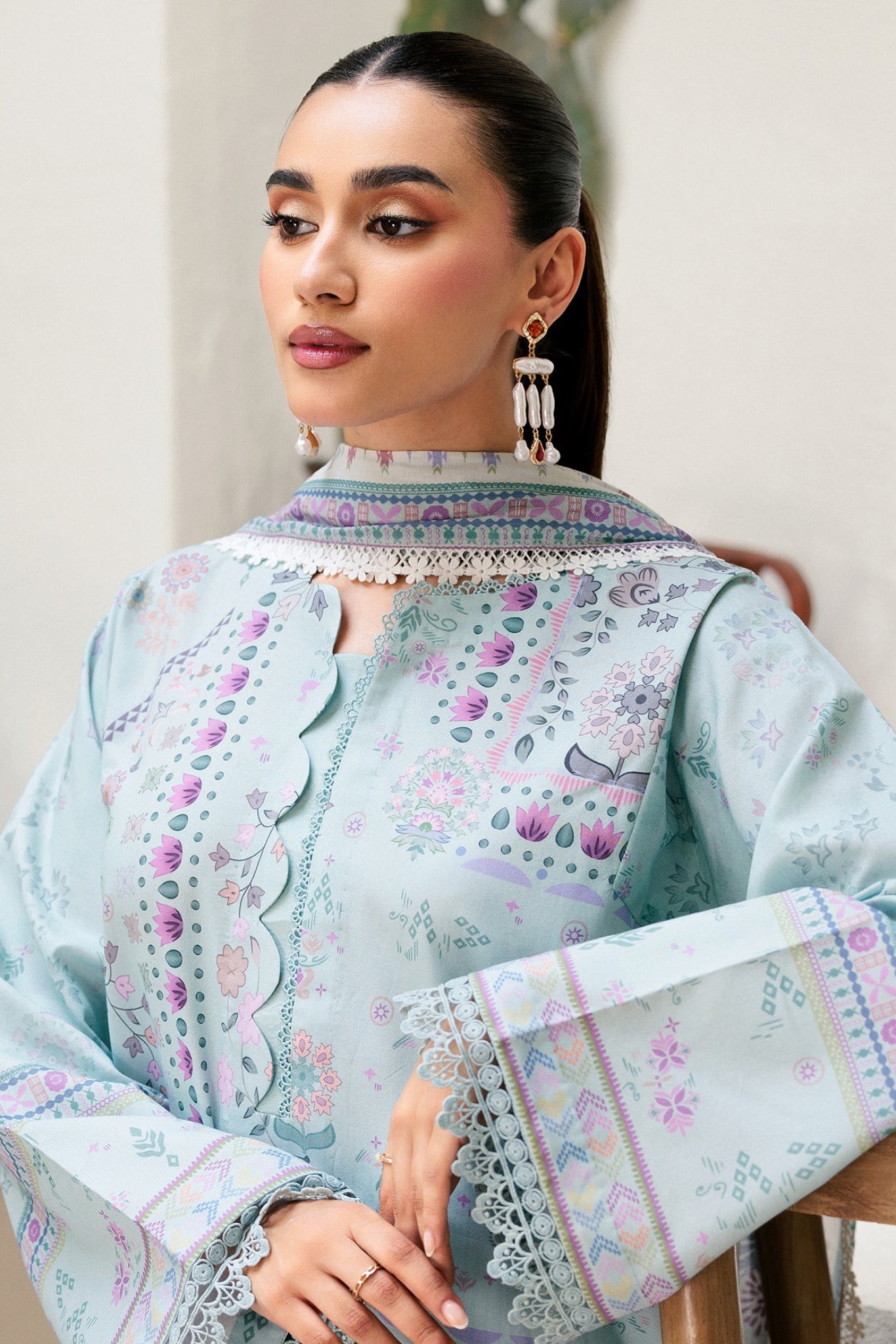 Zync By Florent Unstitched 3 Piece Daily Wear Collection'2025-ZYNC-FL-08-B