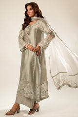 Lux Edit By Zaaviay Stitched Zaitooni Shaan (Three Piece)
