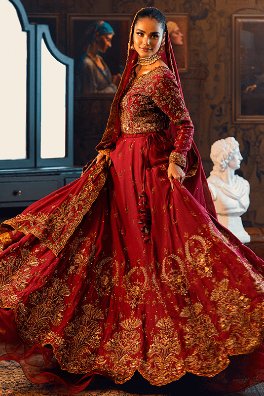 Qarmazi By Zaaviay Stitched Zeba