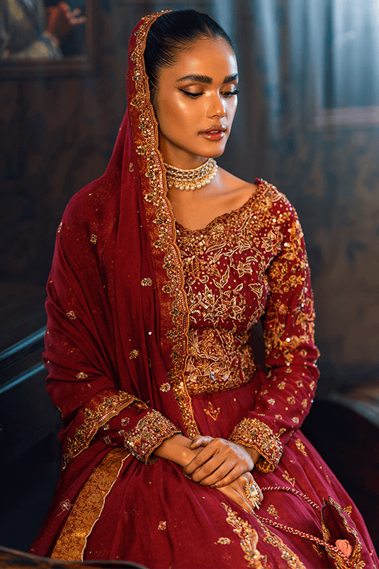 Qarmazi By Zaaviay Stitched Zeba