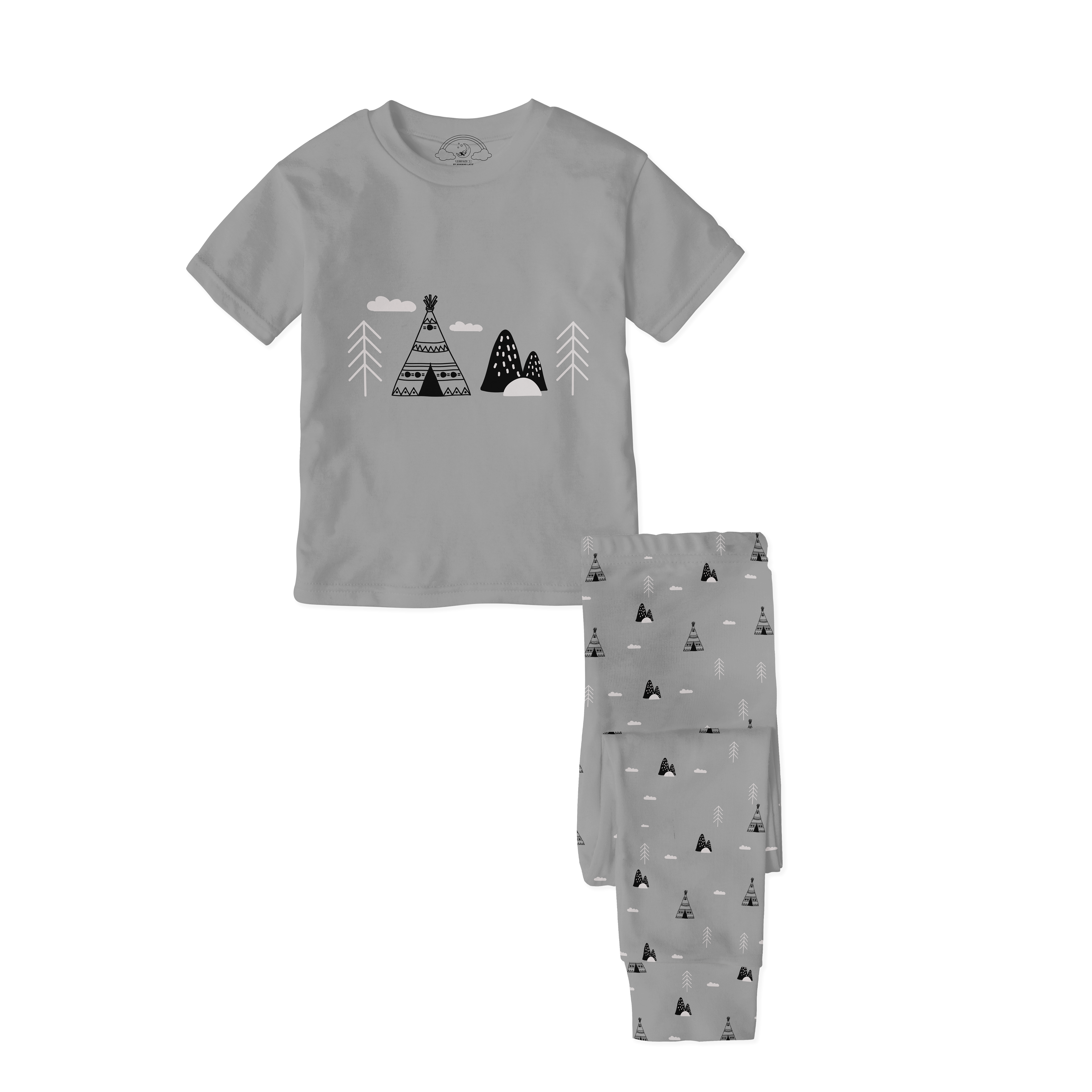 12 AM By Khawar Latif Secret Forest Camp Kids Pyjamas