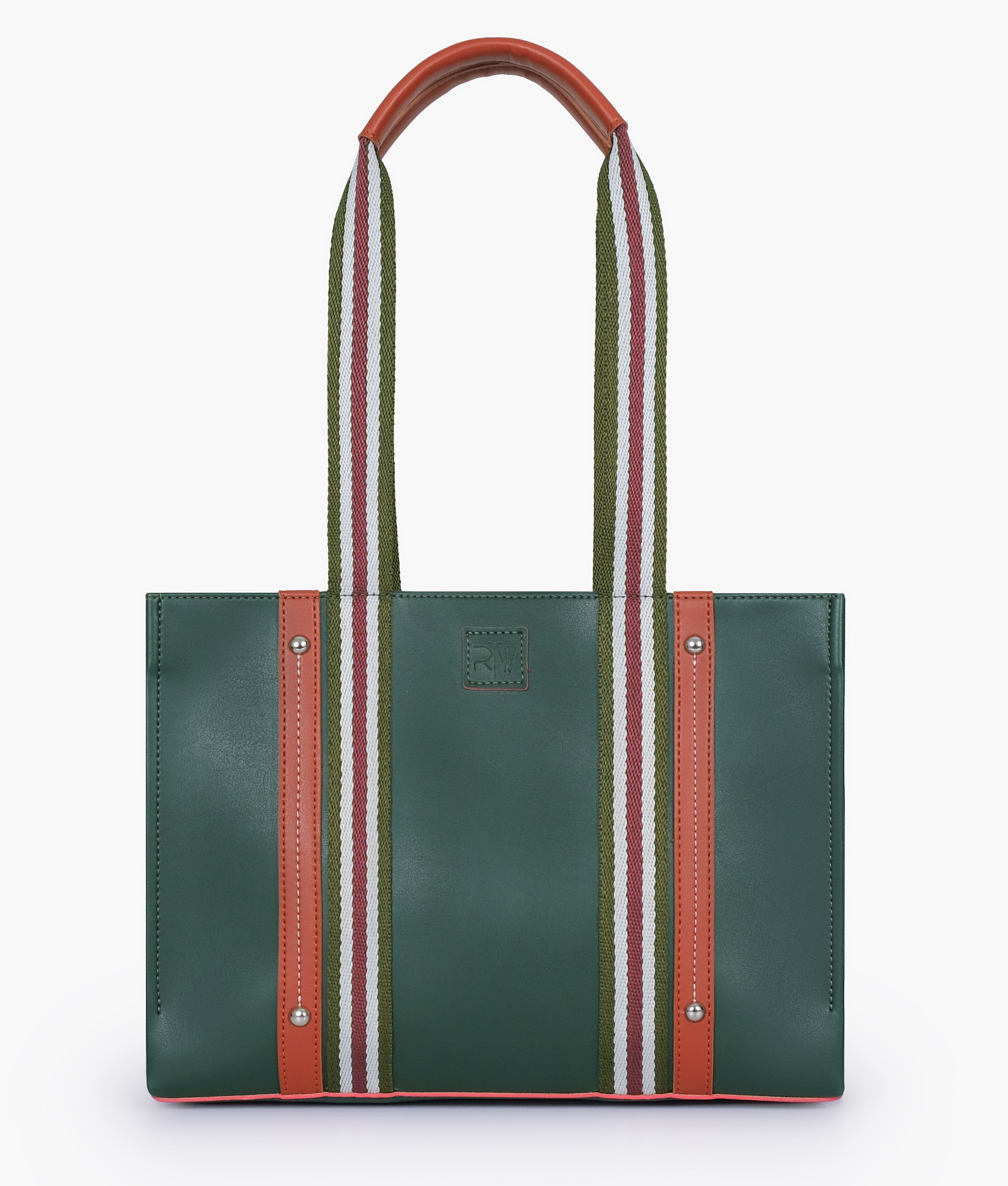RTW Creation - Army green long strap tote bag
