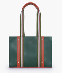 RTW Creation - Army green long strap tote bag