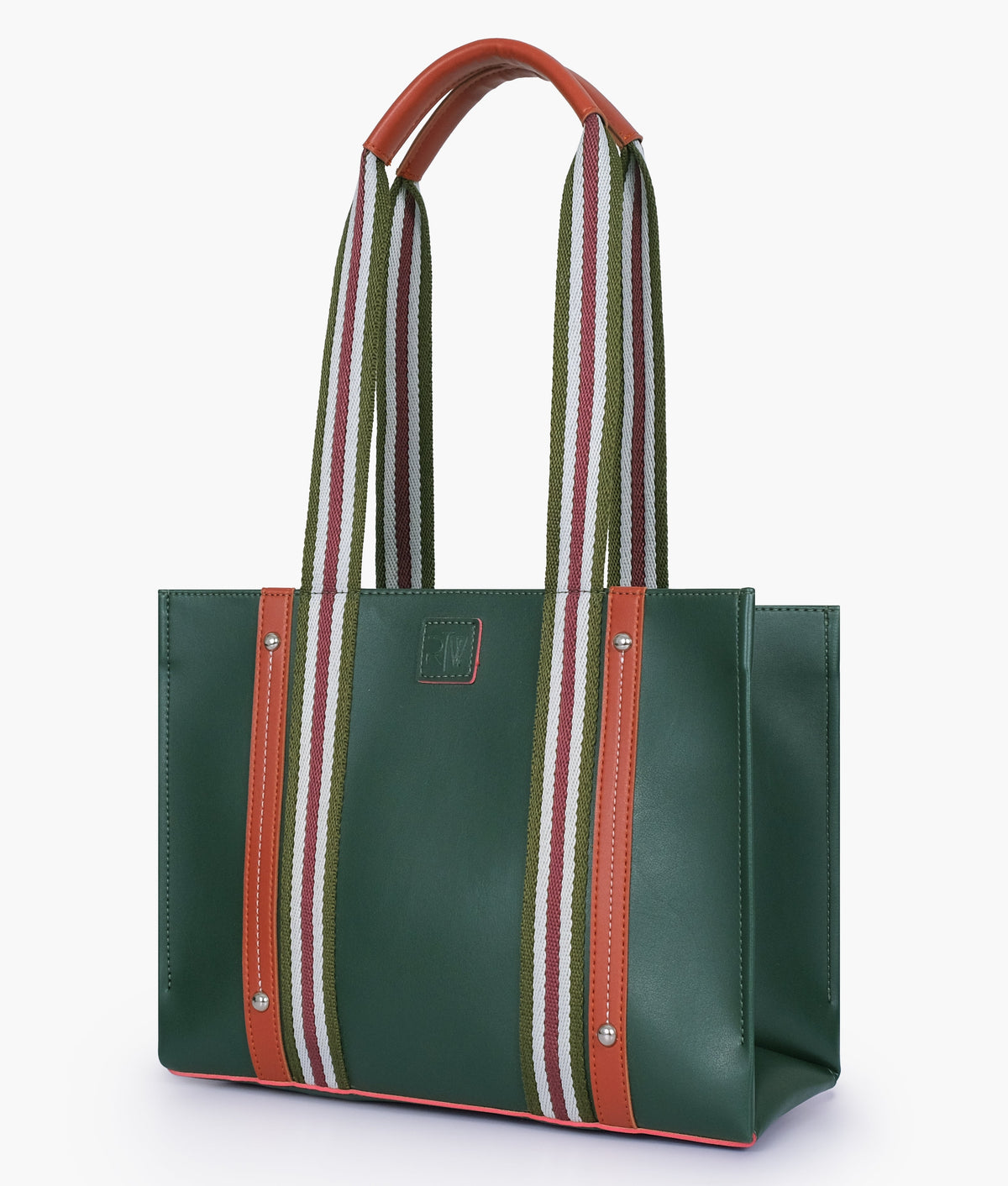 RTW Creation - Army green long strap tote bag
