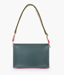 RTW Creation - Army green half flap cross-body bag