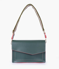 RTW Creation - Army green half flap cross-body bag