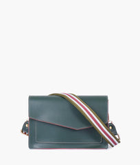 RTW Creation - Army green half flap cross-body bag