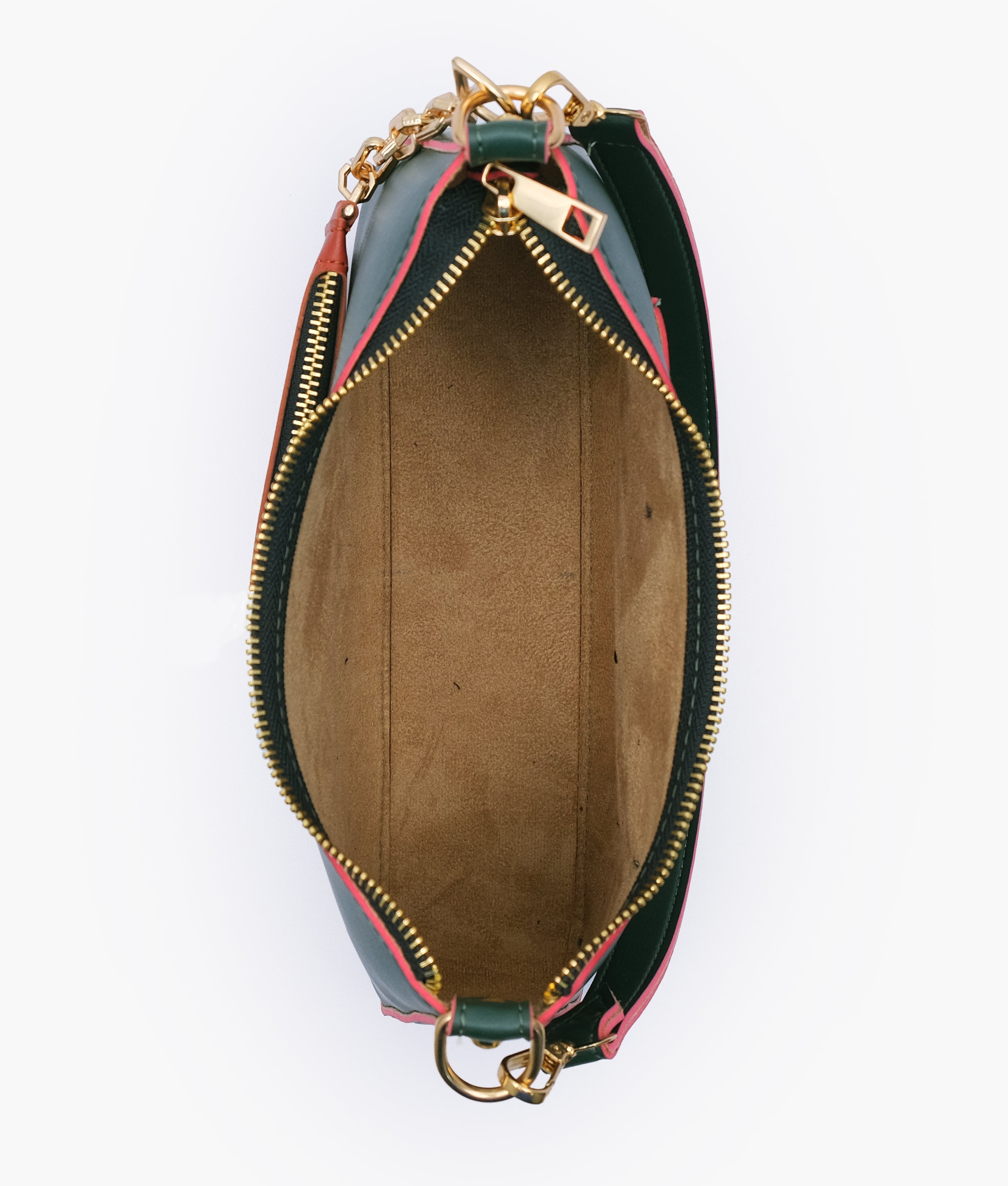 RTW Creation - Army green hobo evening bag