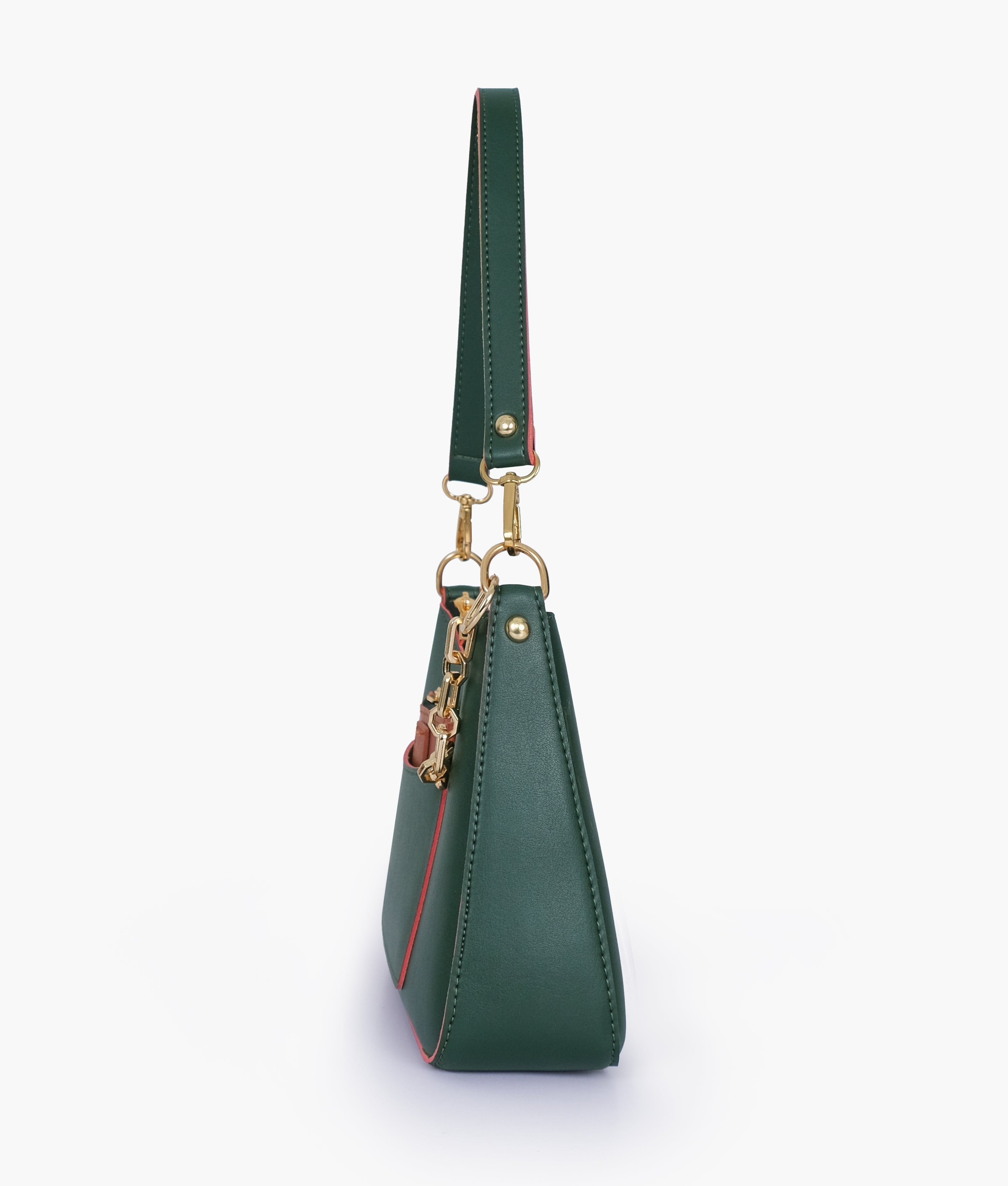 RTW Creation - Army green hobo evening bag