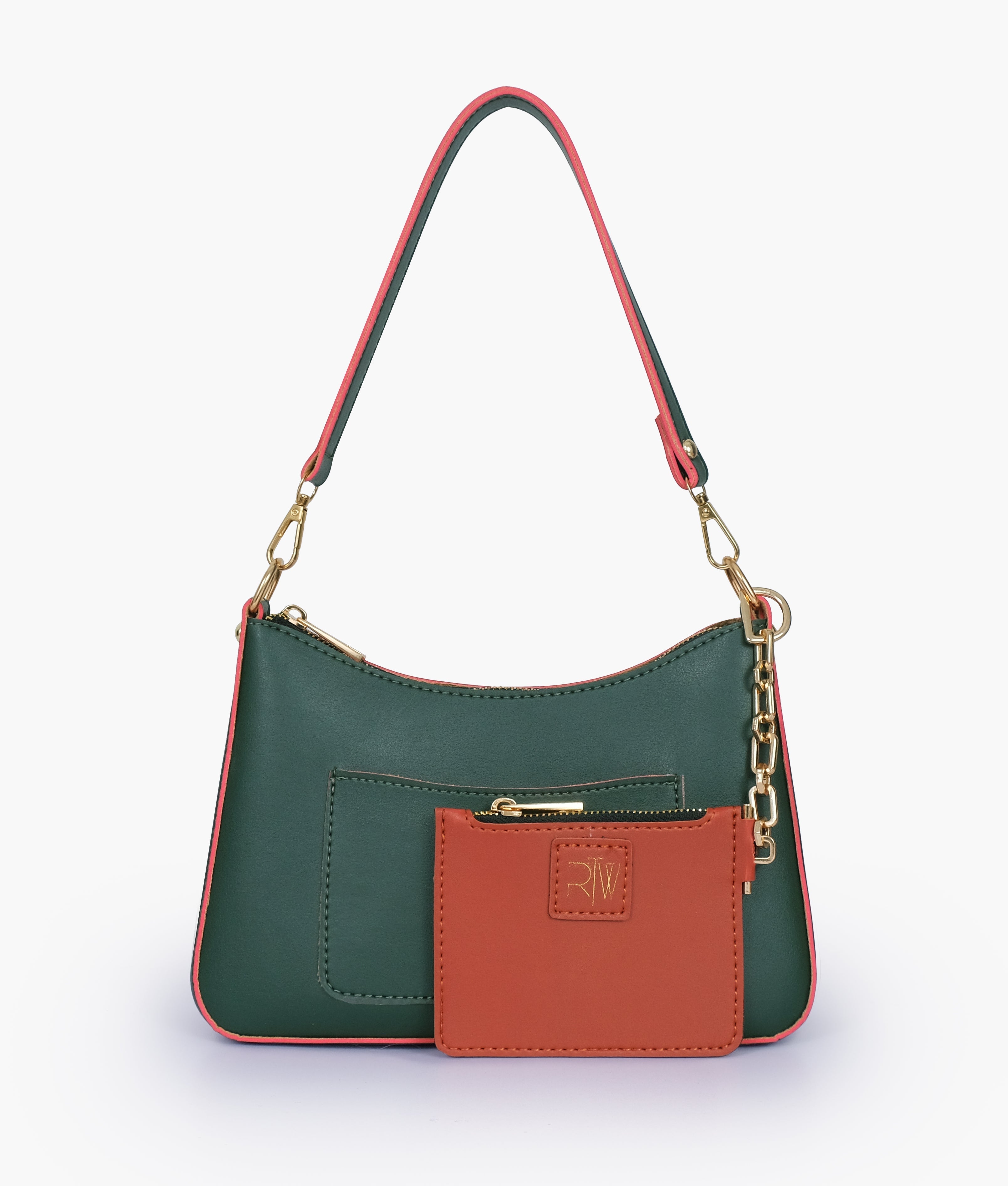 RTW Creation - Army green hobo evening bag