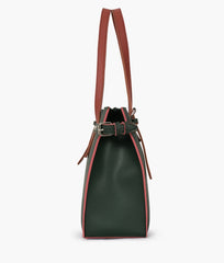 RTW Creation - Army green satchel tote bag