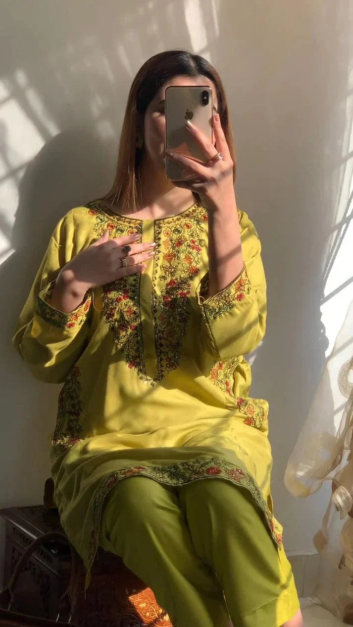 Bagh-e-Bahar 2Pcs Stitched - zaibehoor