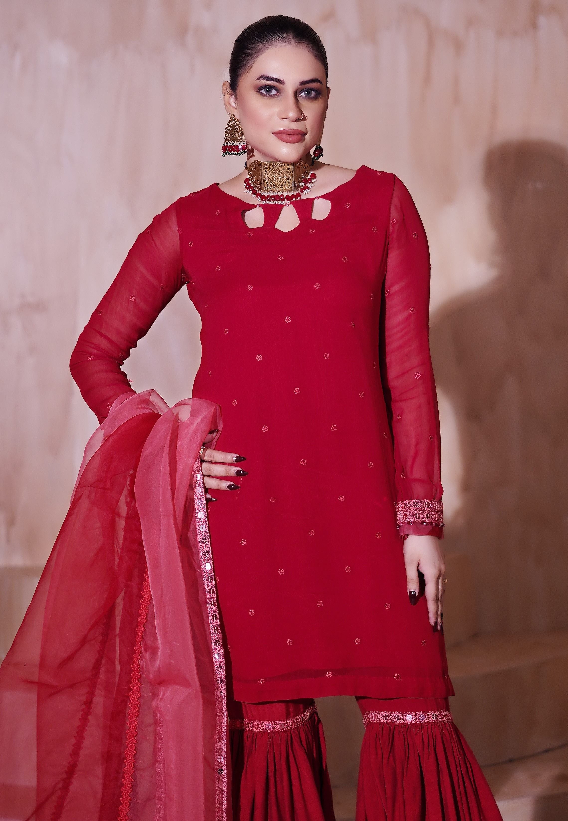 Aayra Stitched Formals Collection'2025-AY421 - Rising Charms 3Pc