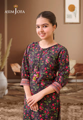 Asim Jofa Kids Pret Ajglp-08 Printed Arabic Lawn 2 Pcs