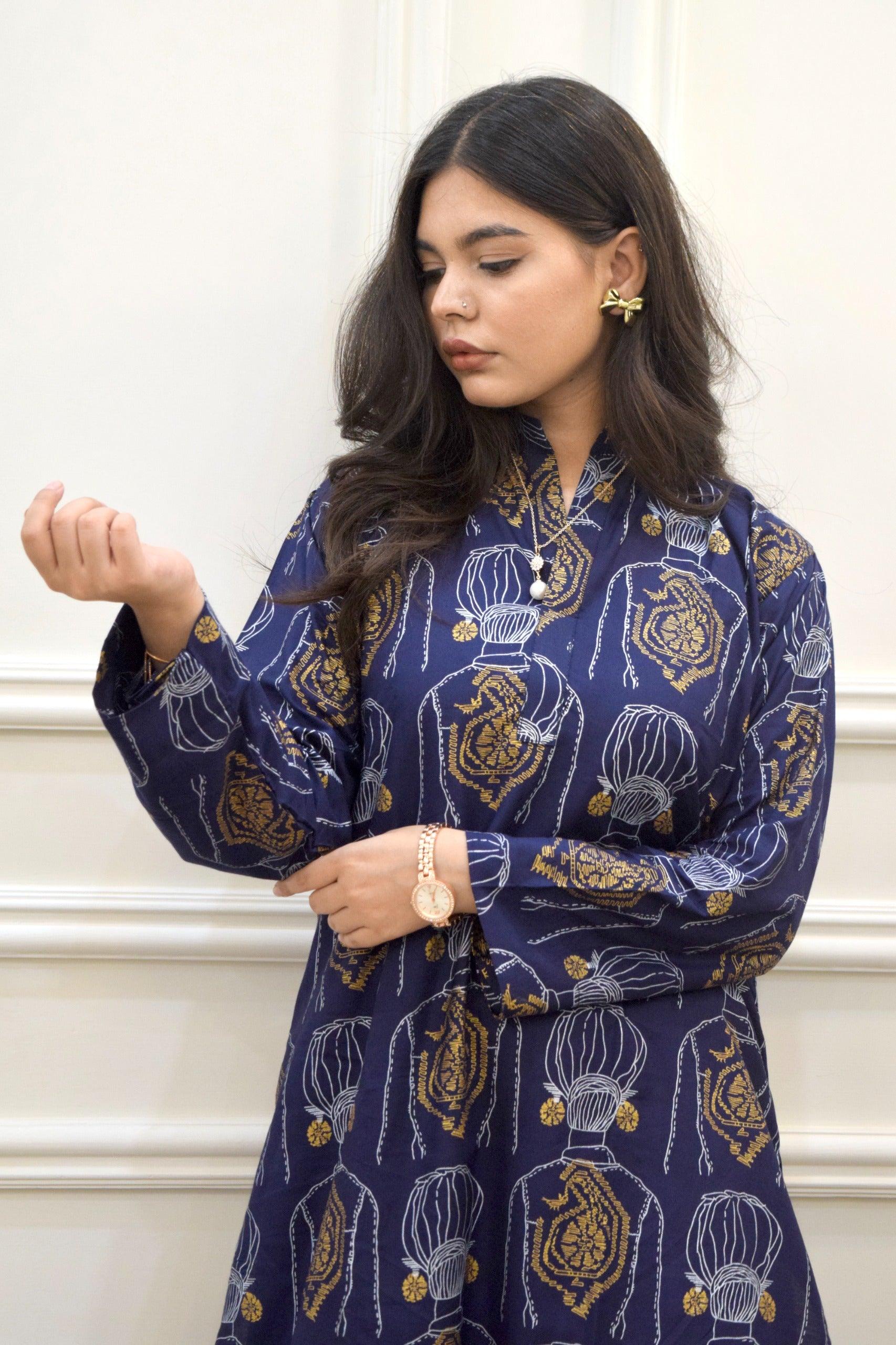 Zaib E Hoor Melodic 2Pcs Stitched Suit