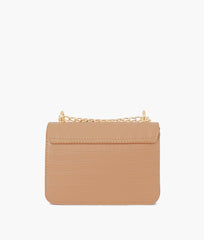RTW Creation - Beige mini chain-handle cross-body bag