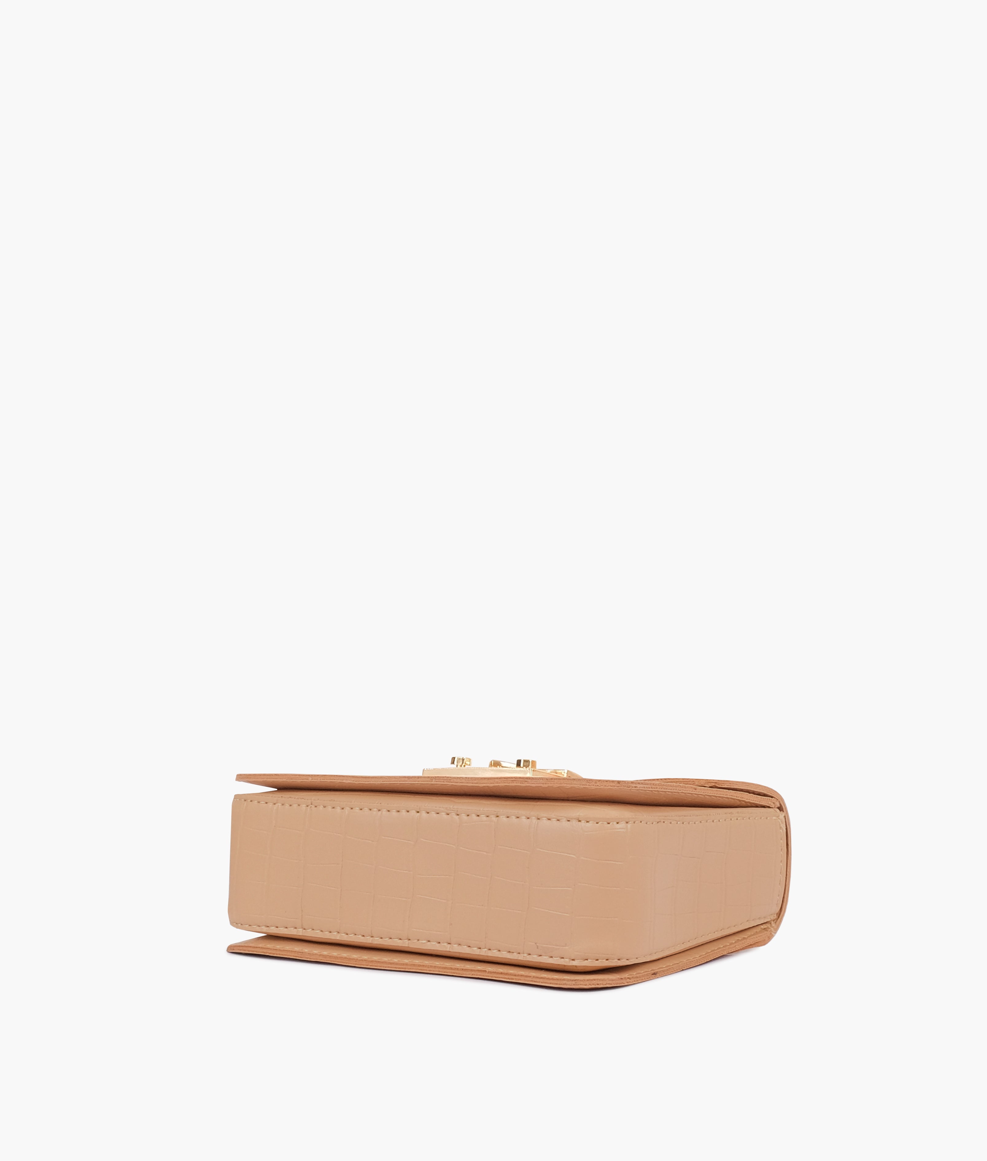 RTW Creation - Beige mini chain-handle cross-body bag