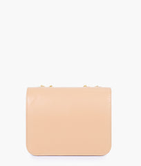 RTW Creation - Beige quilted chain cross-body bag