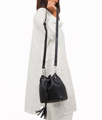 RTW Creation - Black bucket bag