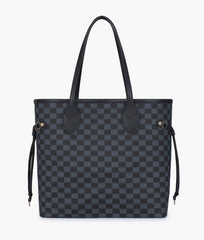 RTW Creation - Black checkered neverfull tote bag