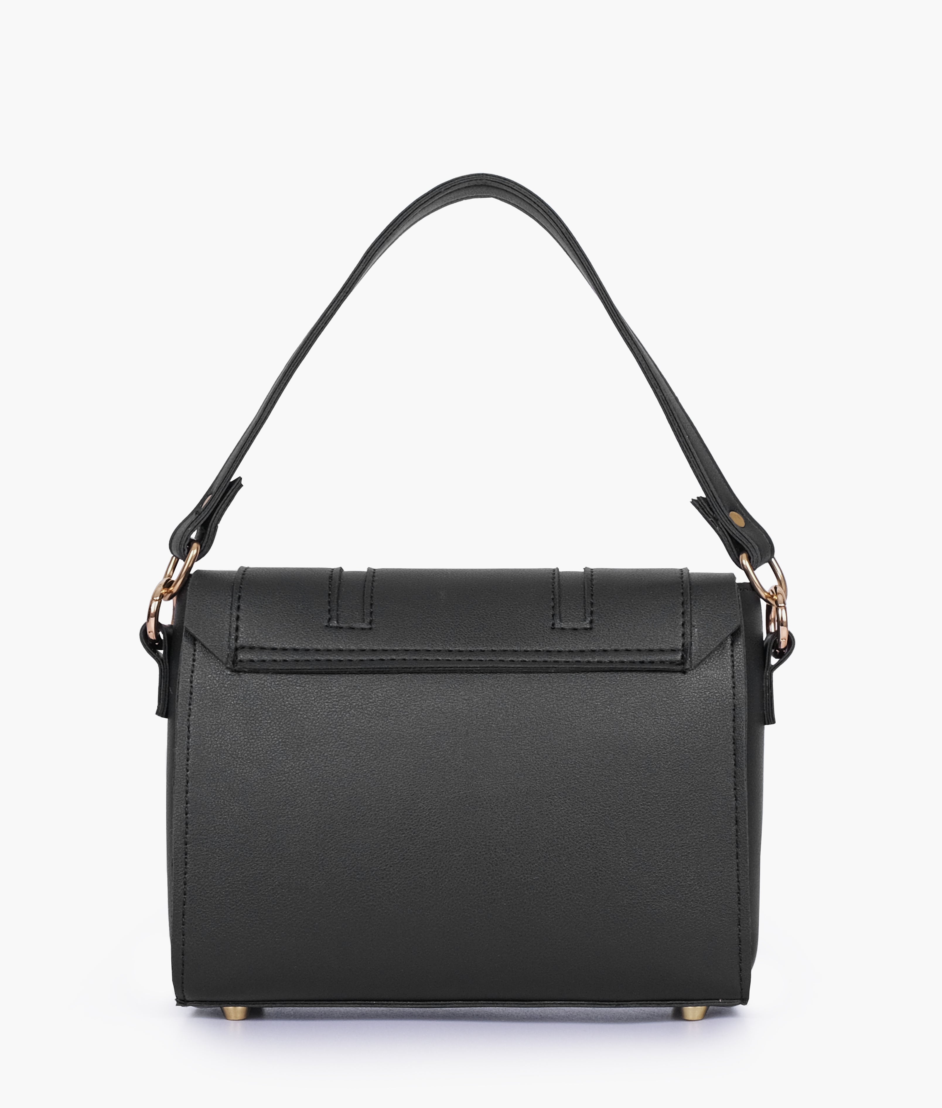 RTW Creation - Black compact top-handle cross-body bag