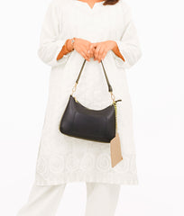 RTW Creation - Black hobo evening bag