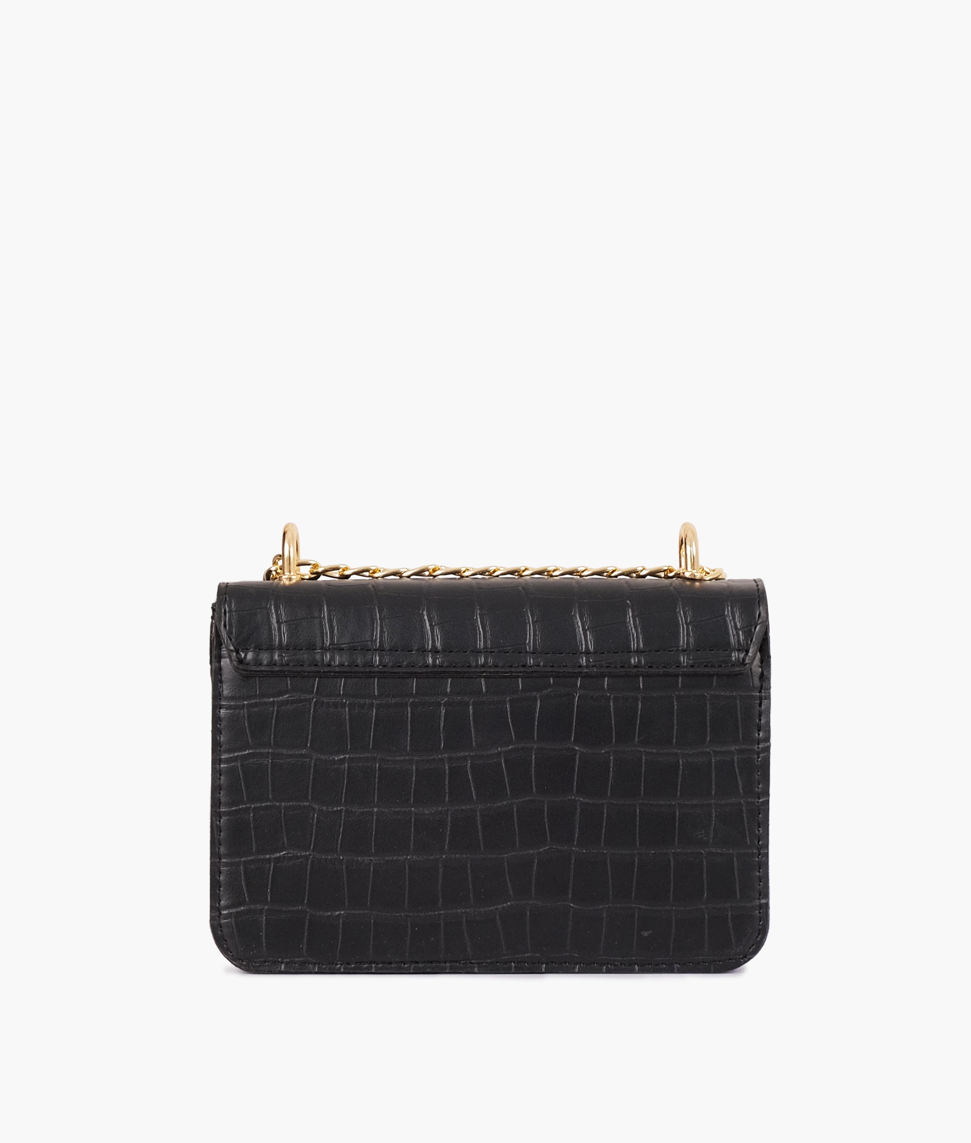 RTW Creation - Black mini chain-handle cross-body bag
