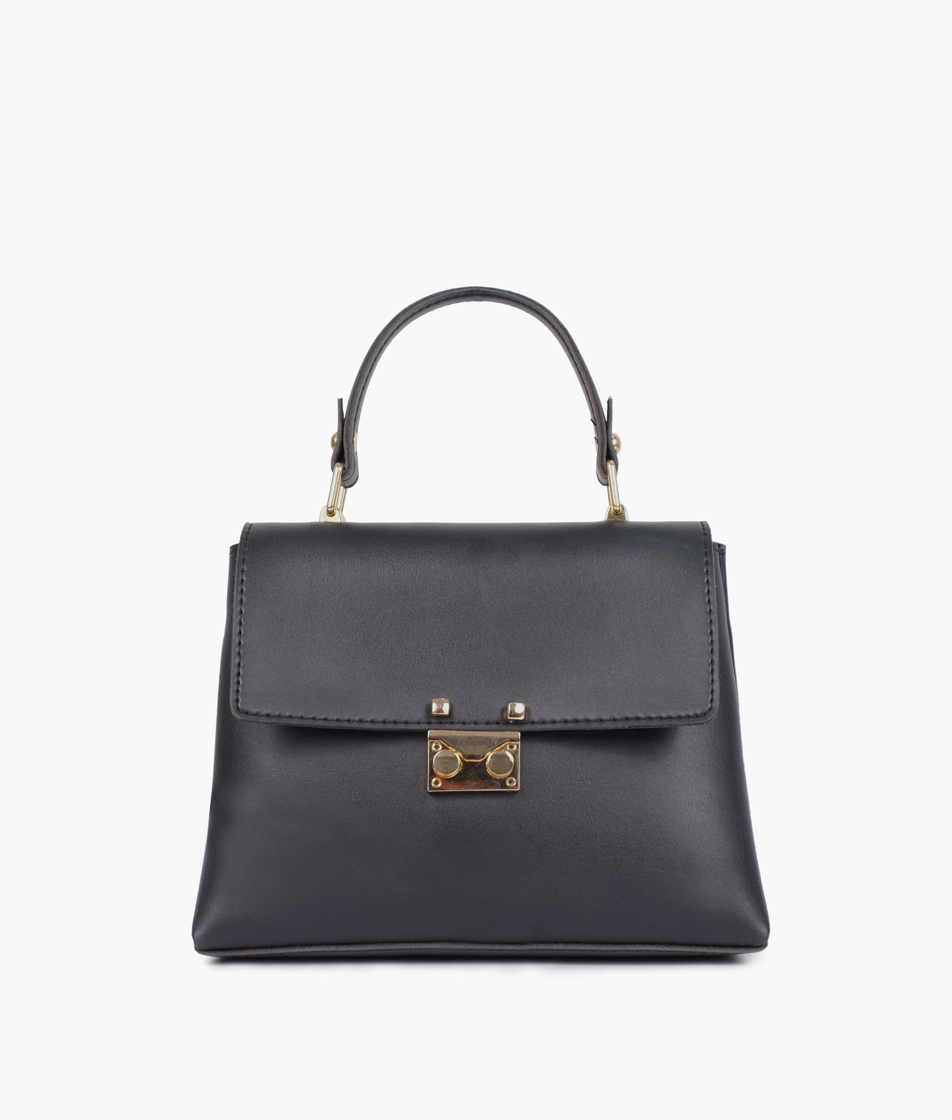 RTW Creation - Black mini top-handle bag