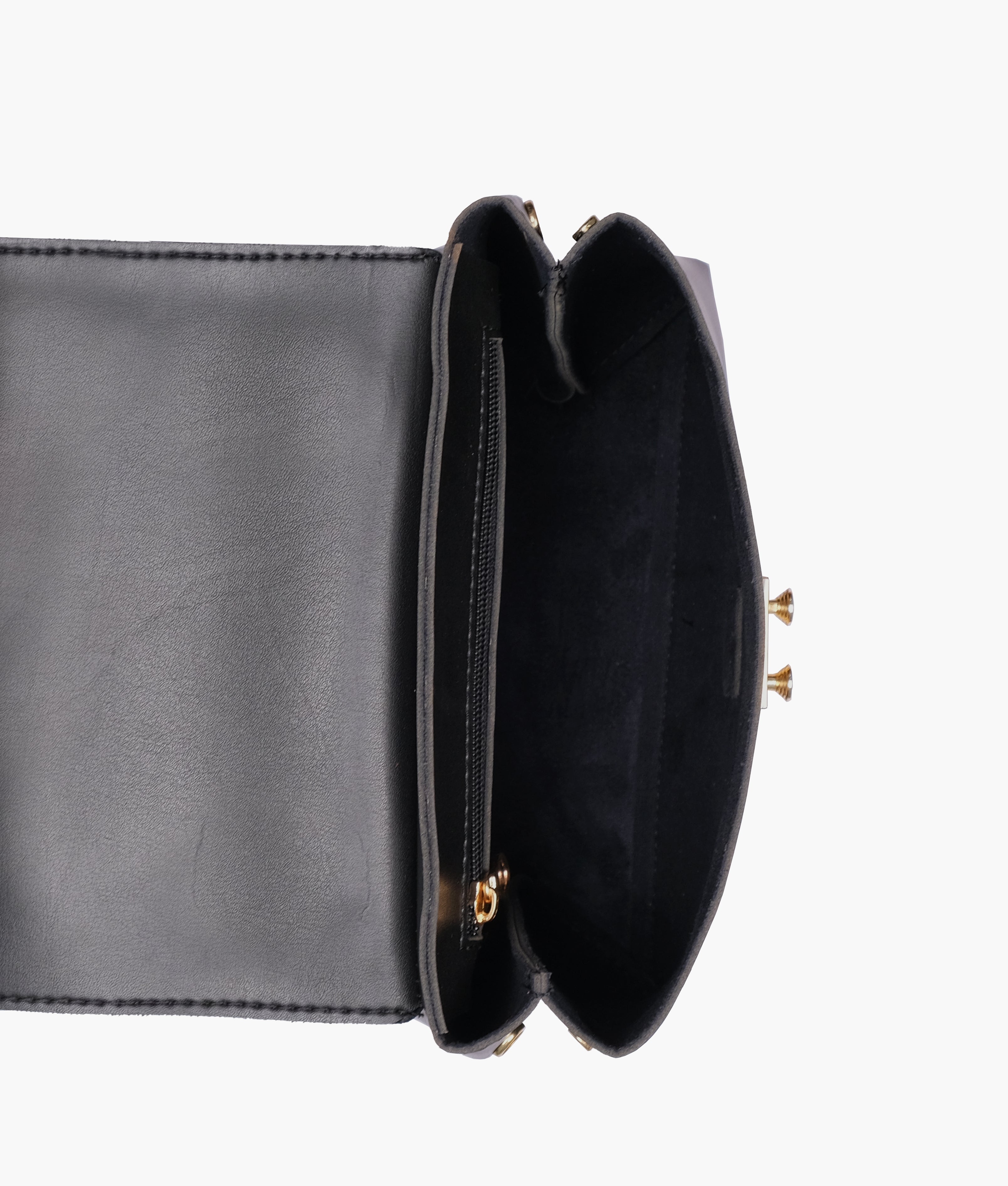 RTW Creation - Black mini top-handle bag