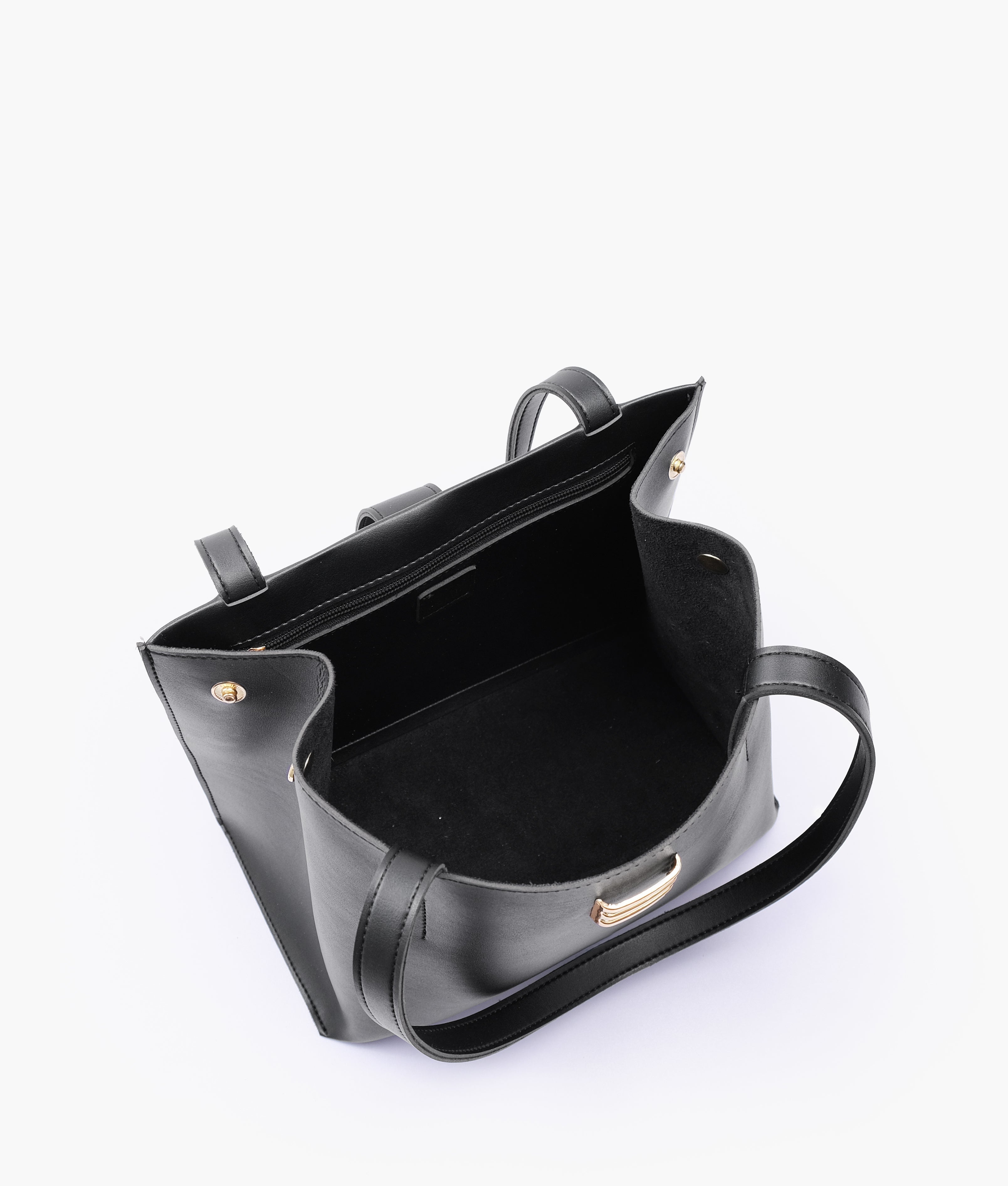 RTW Creation - Black mini tote bag