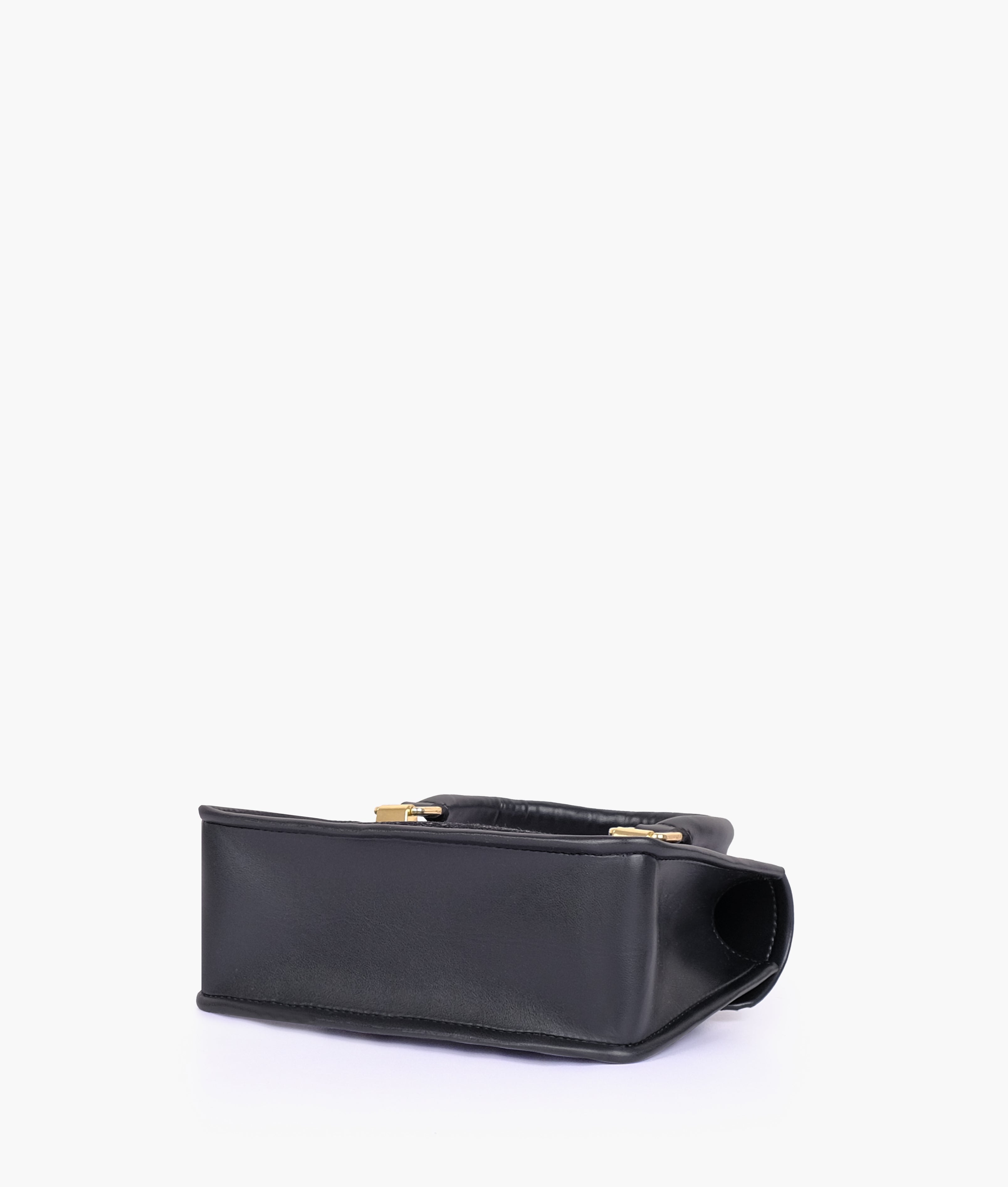 RTW Creation - Black patterned cross-body with flap