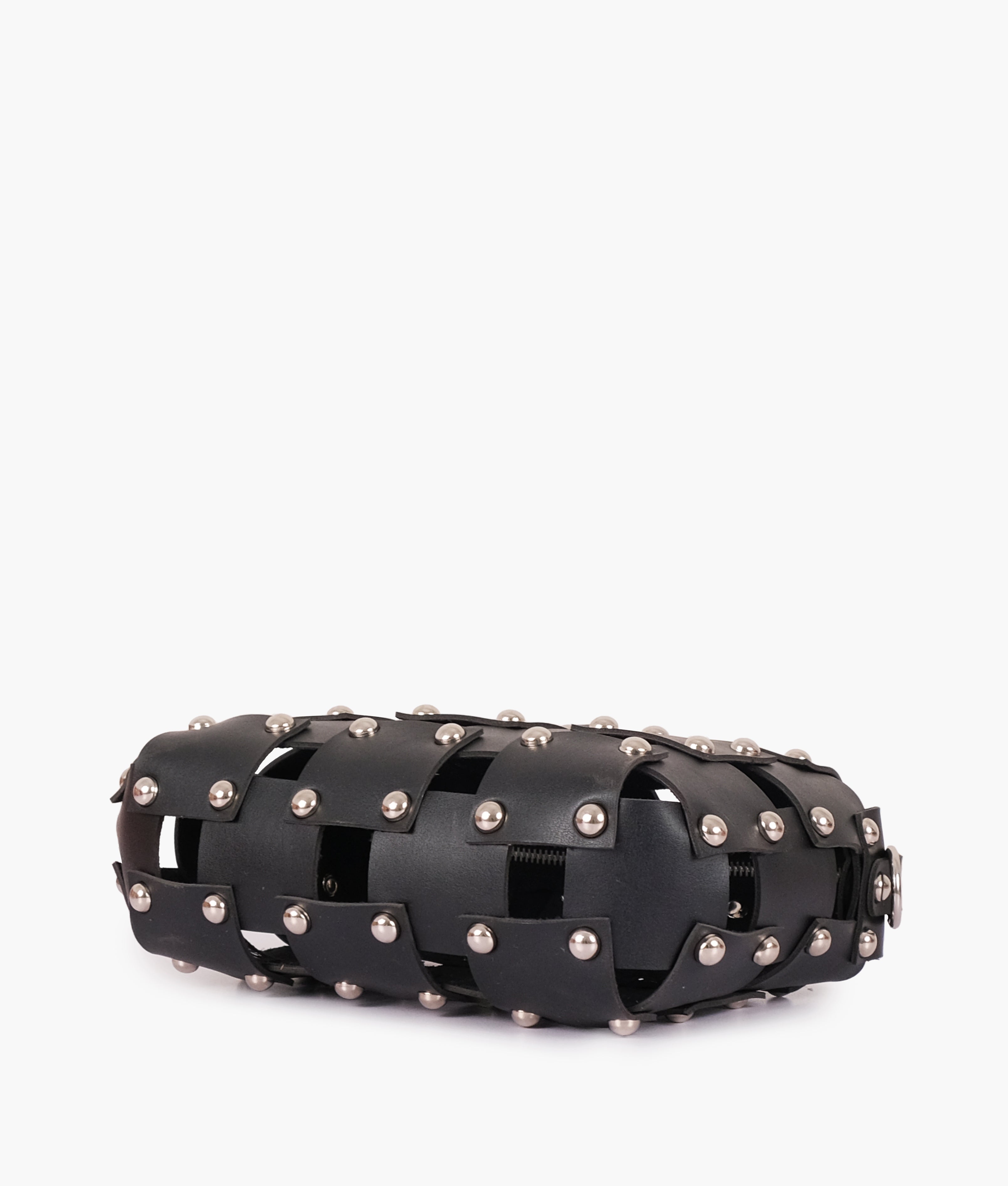RTW Creation - Black rivet cross-body bag