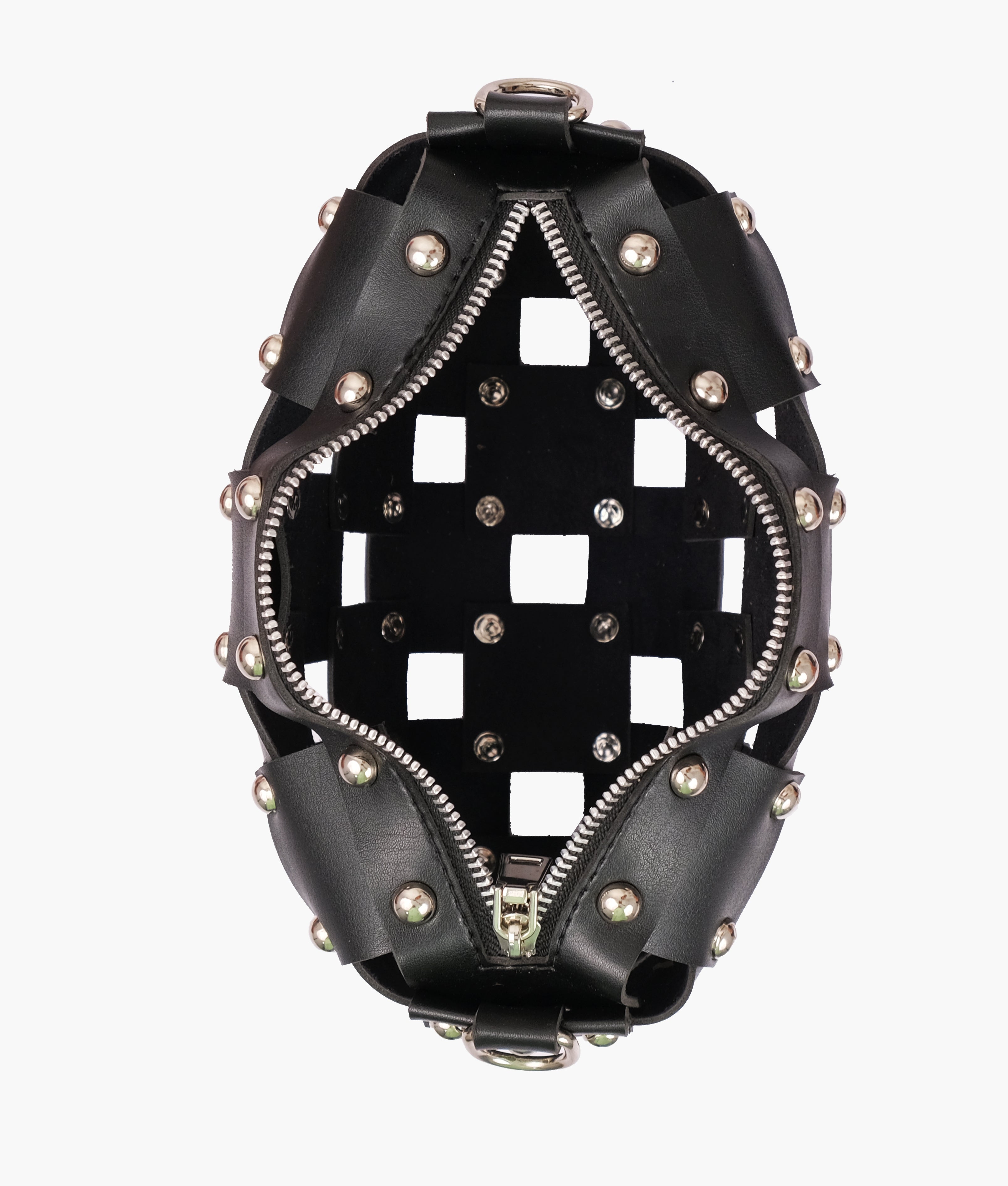 RTW Creation - Black rivet cross-body bag