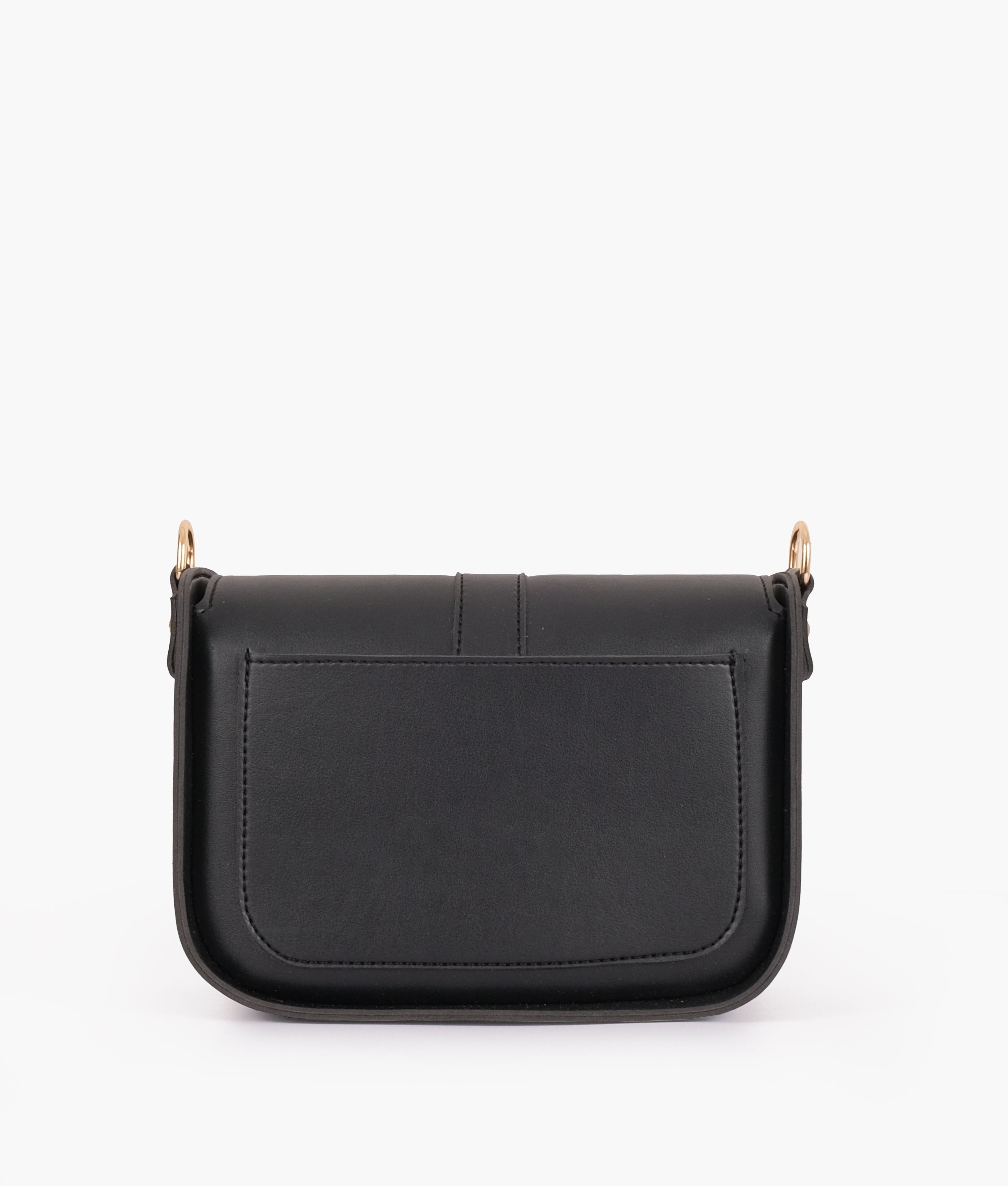 RTW Creation - Black saddle buckle bag