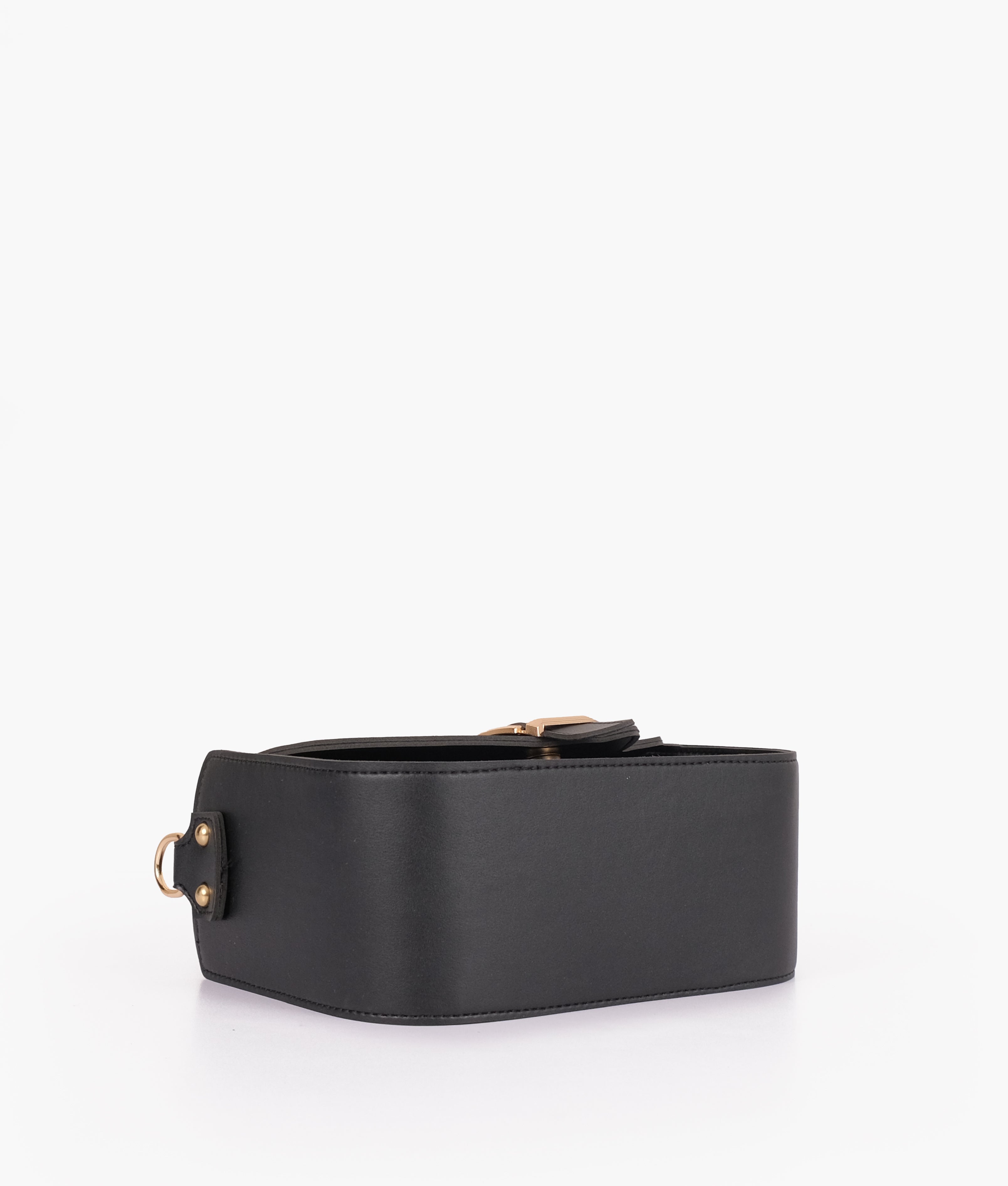 RTW Creation - Black saddle buckle bag