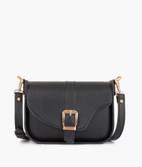 RTW Creation - Black saddle buckle bag