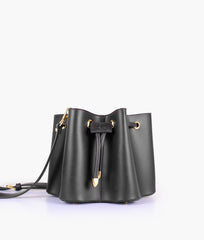 RTW Creation - Black star drawstring bucket bag