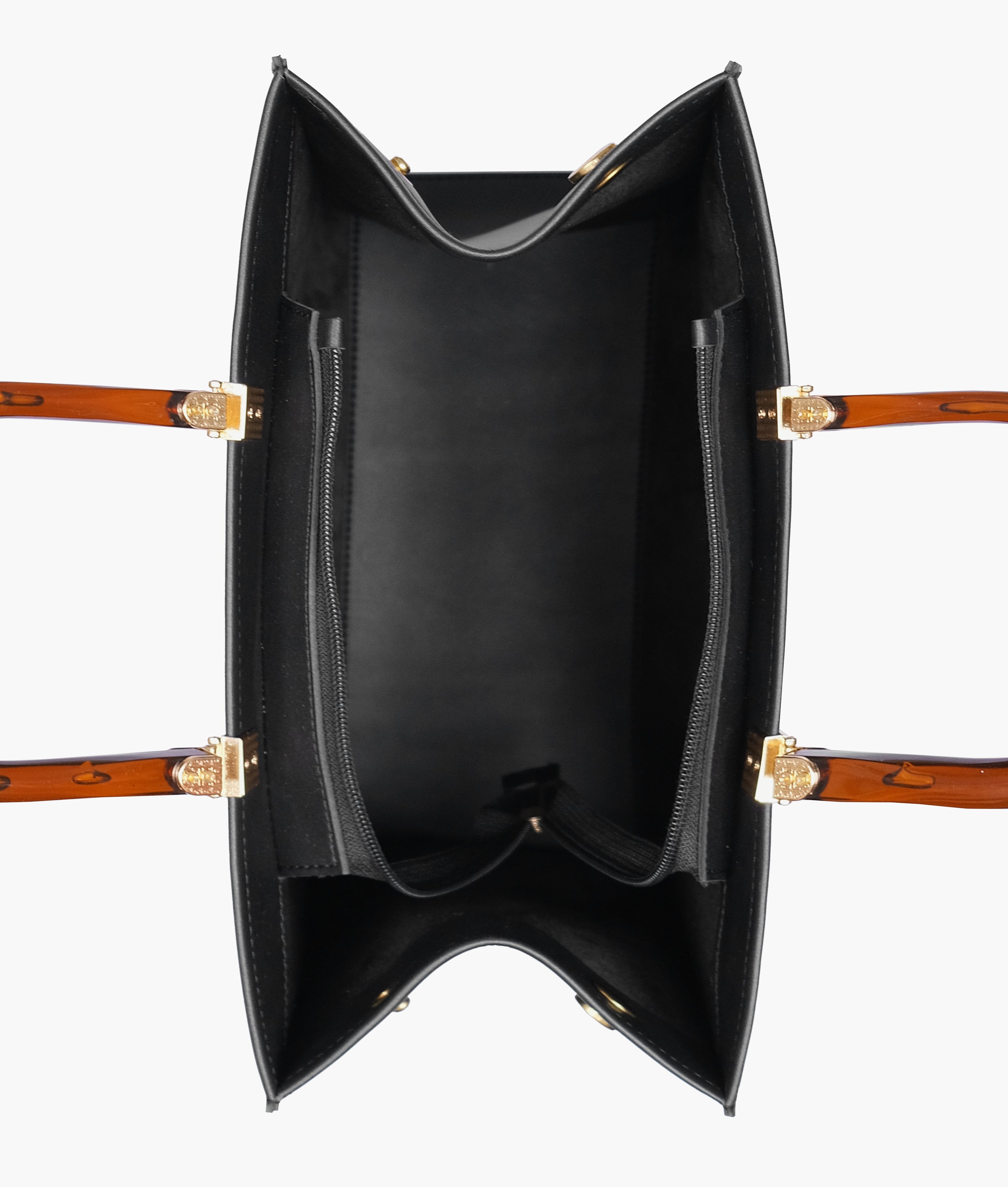 RTW Creation - Black signature tote bag