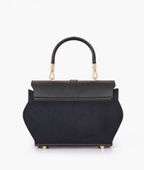 RTW Creation - Black top-handle hexagon bag
