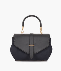 RTW Creation - Black top-handle hexagon bag