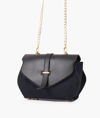 RTW Creation - Black top-handle hexagon bag