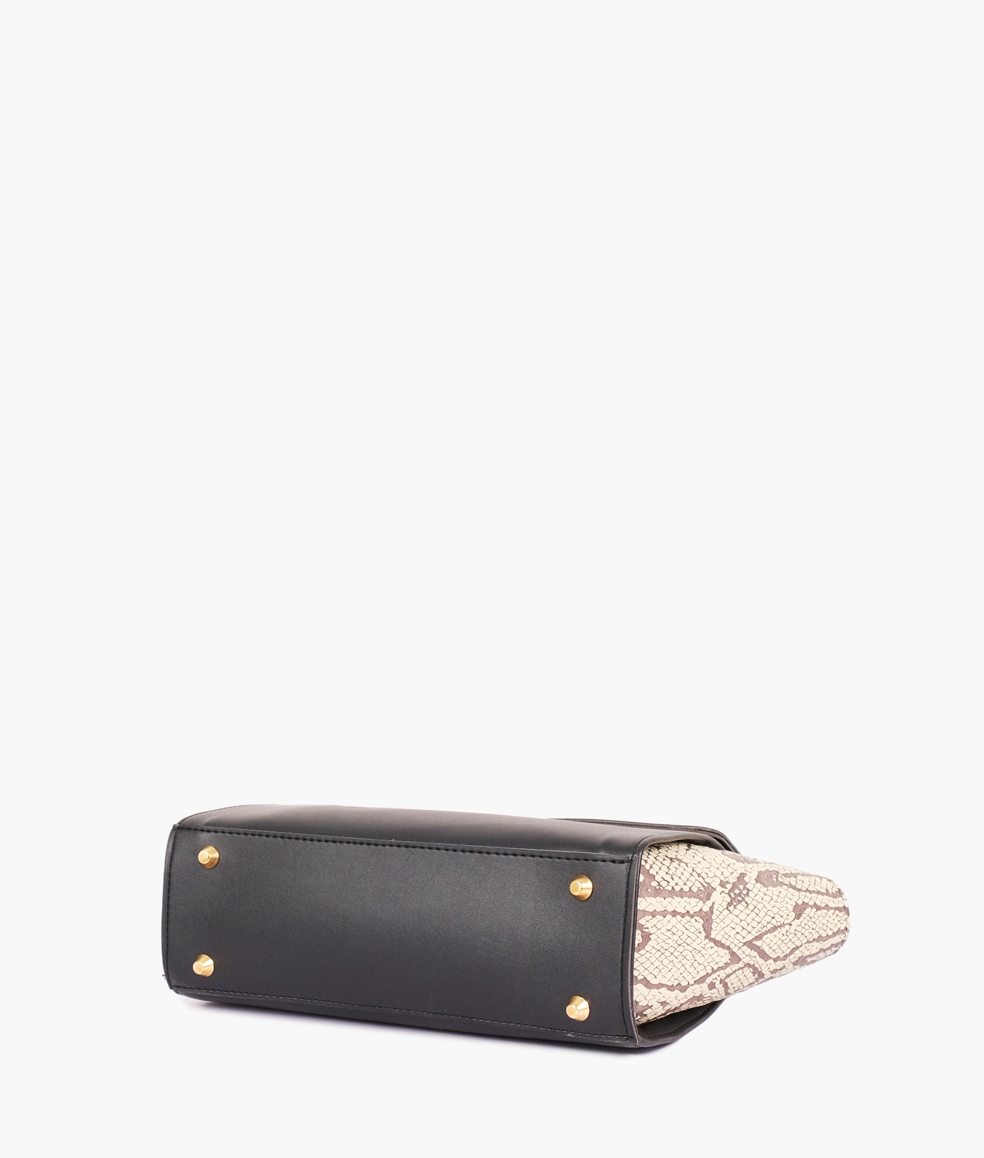 RTW Creation - Black trapeze handbag