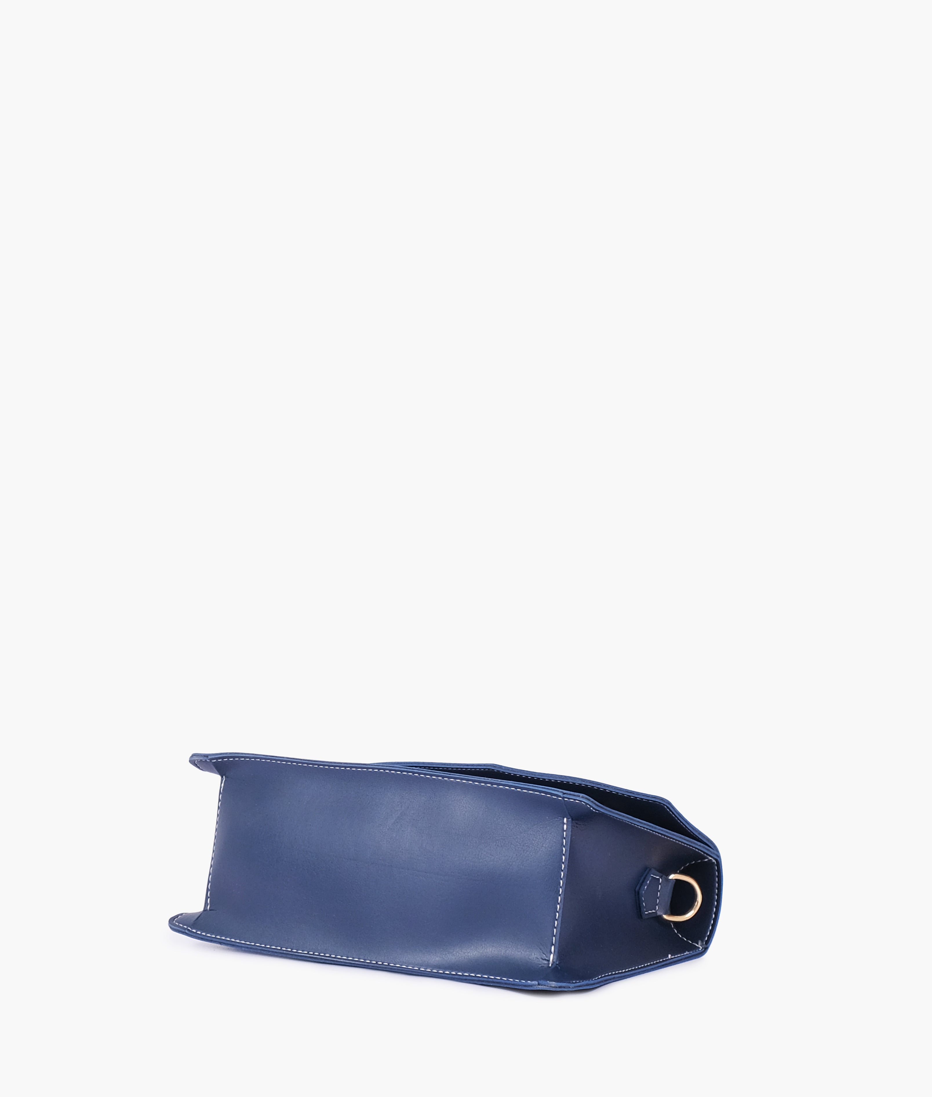 RTW Creation - Blue half flap cross-body bag