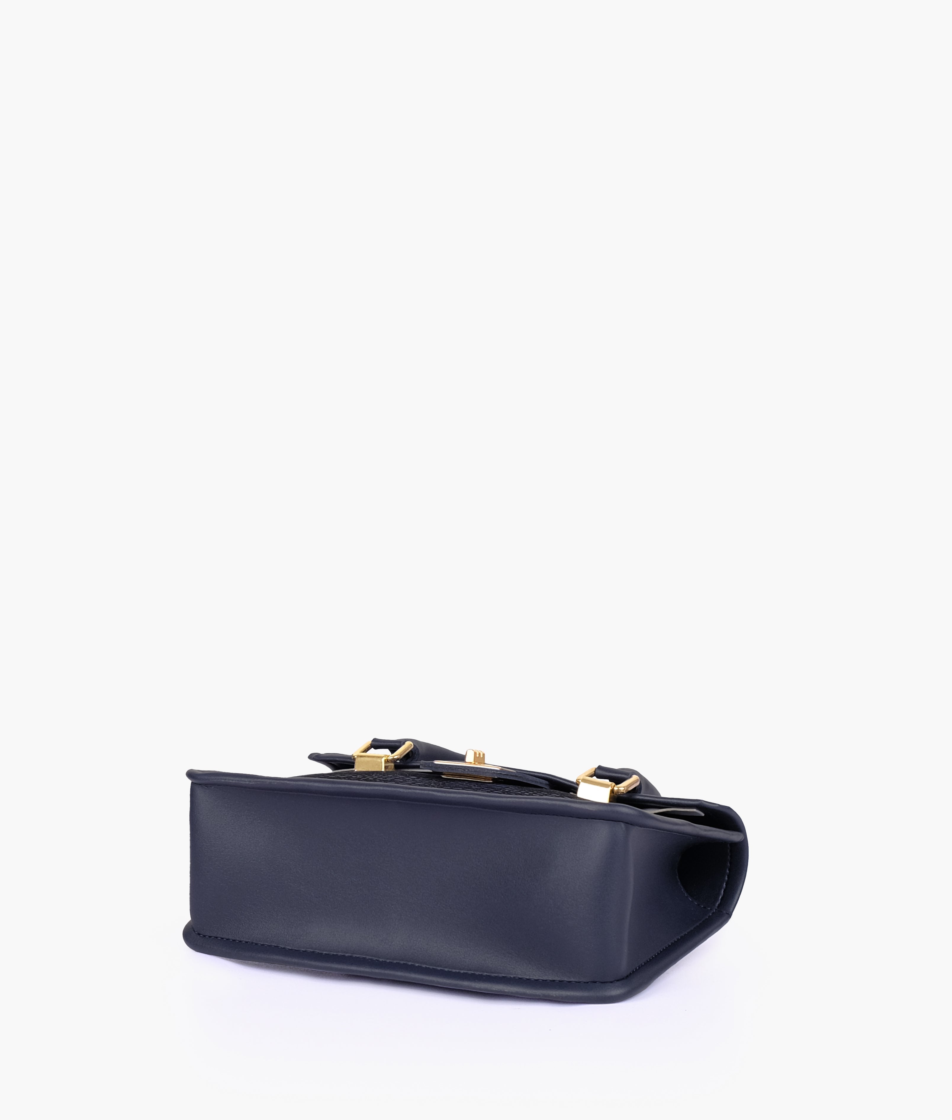 RTW Creation - Blue patterned cross-body with flap