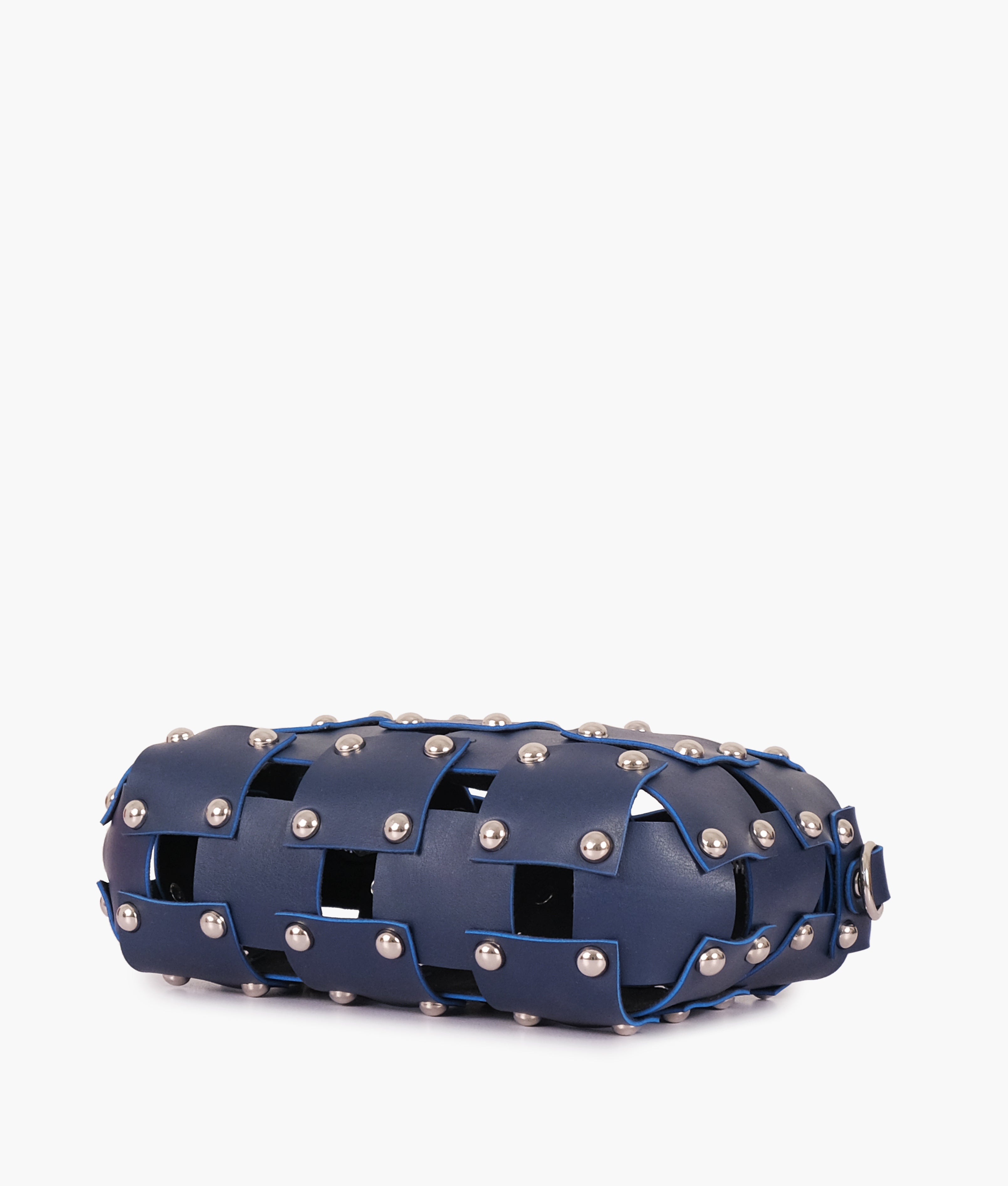 RTW Creation - Blue rivet cross-body bag